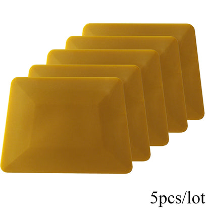 5pcs Trapezoidal Soft Squeegee Double Sides High Quality Professional Car Wrapping Vinyl Film Tools Sign Making Advertising A49