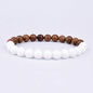 Volcanic Stone Bracelet for Men Lava Wooden 8mm Beads Bracelet Tibetan Buddha Wrist Chain Women Men Jewelry Gift New Bracelets