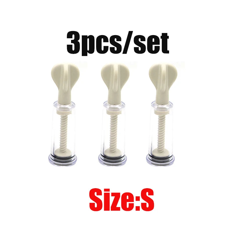 2pcs BDSM Toy Set,Pussy Clit Nipple Sucker Clamp,Breast Enlargement Vacuum Pump G-spot Stimulate Massage Adult Sex Toy For Women