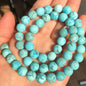 Natural Stone Beads Frost Dark Blue Cracked Dream Fire Dragon Veins Agates Beads For Jewelry Making DIY Bracelet 15‘’ 6/8/10mm