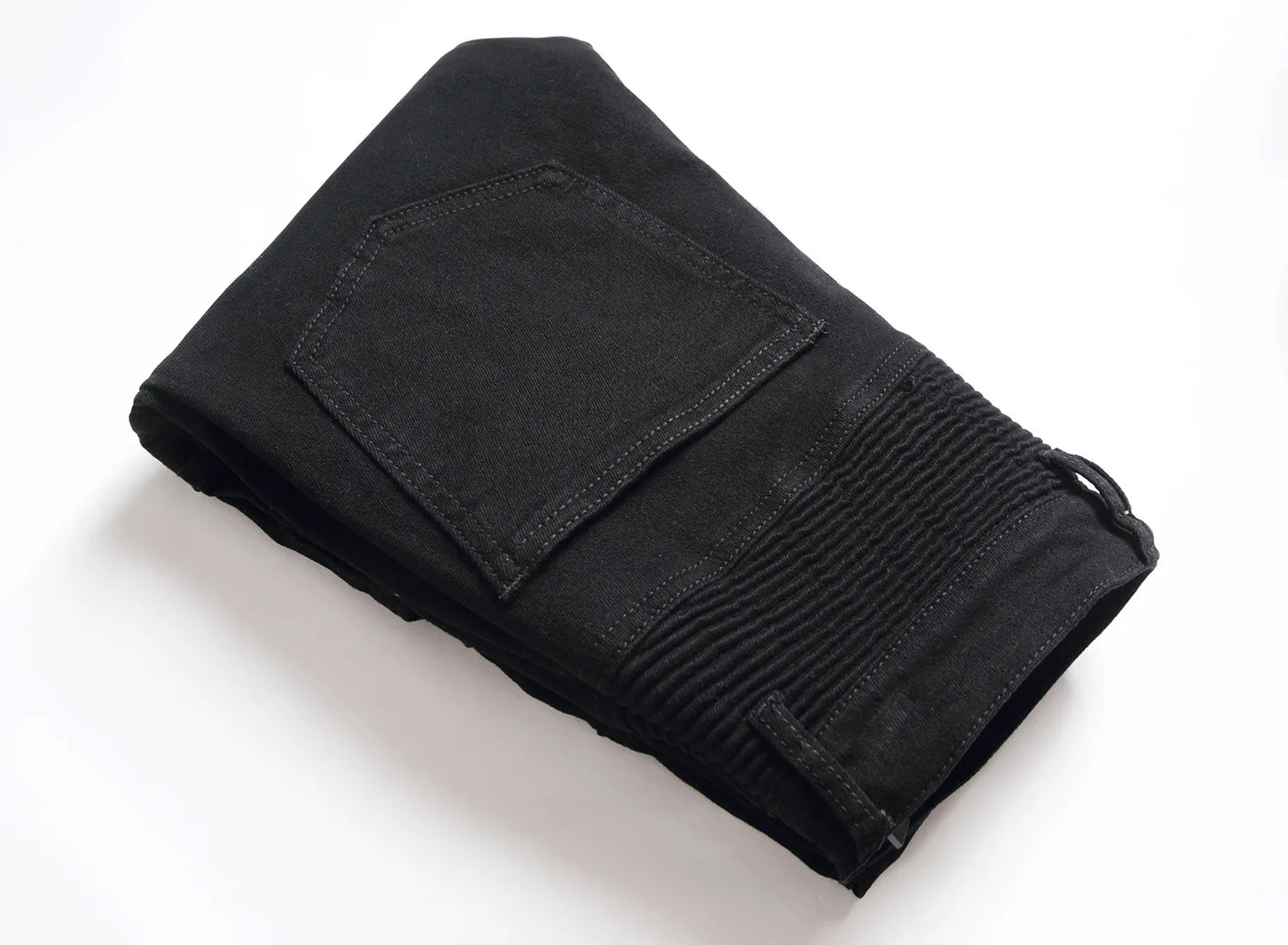 2022 New Fashion Mens Biker Jeans Punk Style Men Cargo Denim Pants  Zipper Pocket Motorcycle Jeans Male Pantalones Hombre