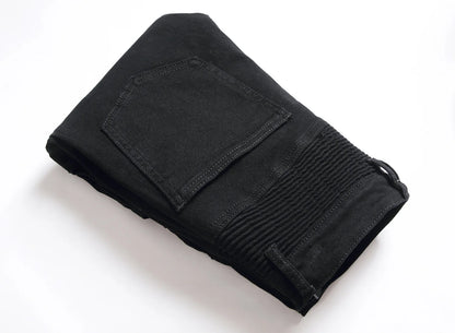 2022 New Fashion Mens Biker Jeans Punk Style Men Cargo Denim Pants  Zipper Pocket Motorcycle Jeans Male Pantalones Hombre