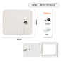 Boat Square Electric Cable Hatch Access Door & 2 Keys Electric Power Cord Cable Hatch For Marine RV Yacht Motorhome Camper