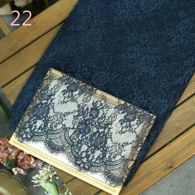 3Meter Exquisite Eyelash Lace 150CM White Lace Fabric Wedding Dress Sexy Lingerie DIY Clothes Accessory Wholesale Prices