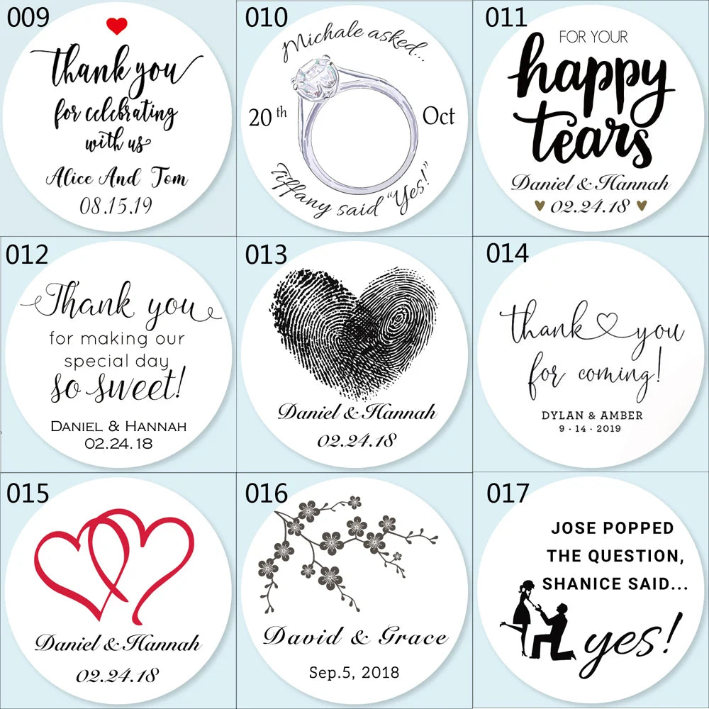 100pcs Custom LOGO Stickers White Label/Wedding Packaging sticker design Kraft baking your own name,THANK YOU labels