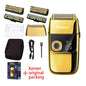 Kemei 2 in 1 Electric Shaver Men Electric Razor Rechargeable Beard Shaver Floating Hair Trimmer Face Care Beard Shaving Machine