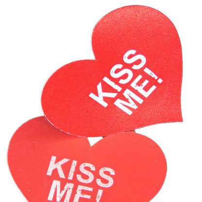 KISS ME Women Sexy Nipple Covers Red Heart Star Cross 5Pairs Adhesive Pads Body Breasts Stickers Milk Paste Chest Paste UnBra