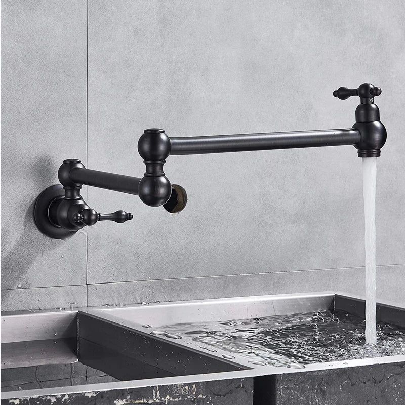 One-Handle Bathroom Kitchen Faucet Single Hole Cold Water Folding Wash Basin Tap Bathroom Balcony Are Available