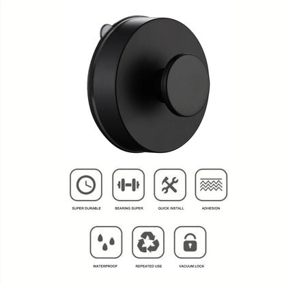 1/2/4pcs Strong Vacuum Suction Cup Hooks Punch-free Robe Hook Reusable Towel Holder For Kitchen Bathroom Home Accessories