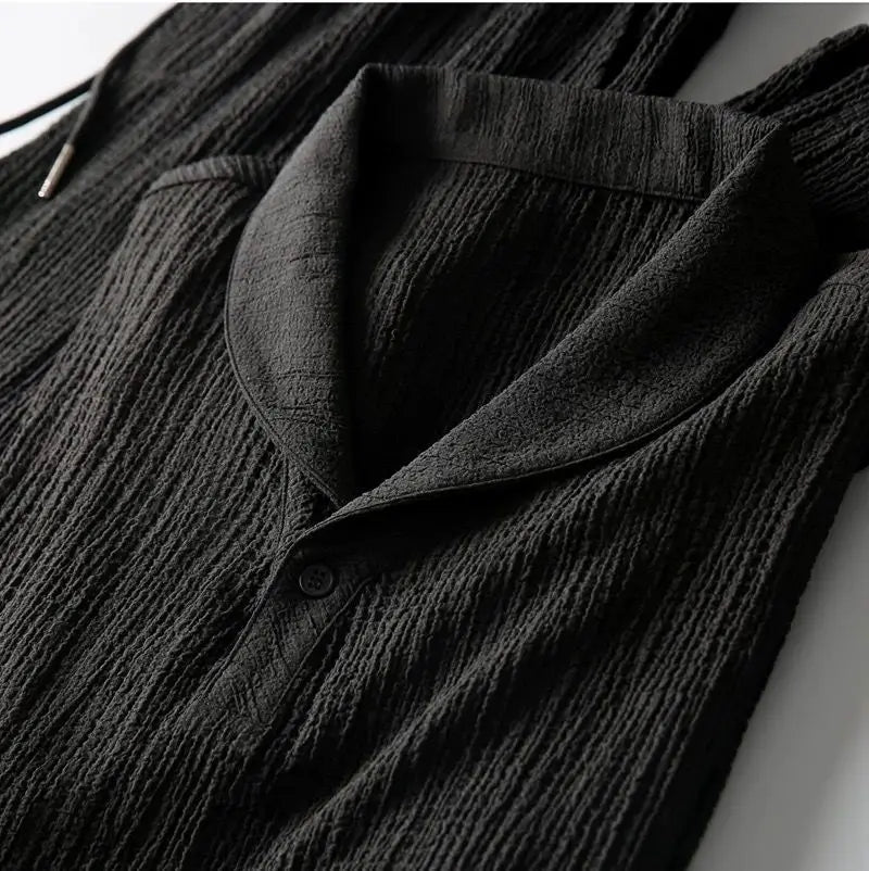 (Shirt+Trousers) 2026 Summer New Arrival Men Fashion Classic Shirt Men Business Casual Shirts Men a Set of Clothes Size M-4XL