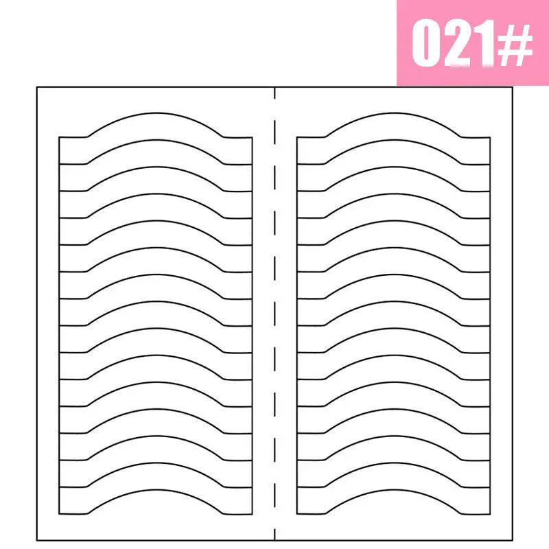 2pcs French Manicure Nail Wraps Stickers, Nail Art Form Fringe Tip Guides for DIY Nail Decoration