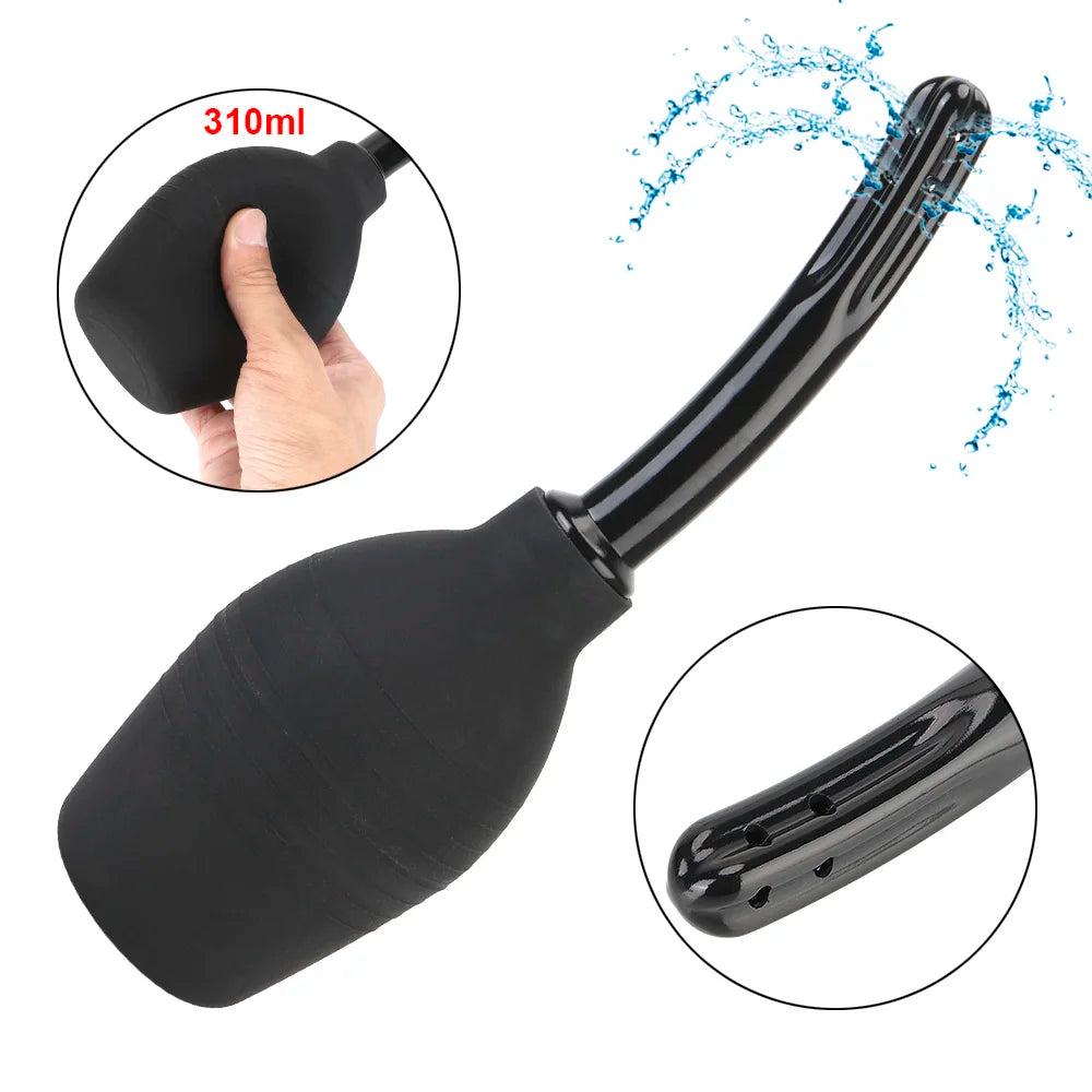 VATINE Enema Bulb Anal Cleaner Enema Cleaning Container Vagina Cleaner Douche Intimate Goods Anal Shower
