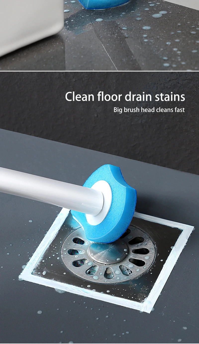Disposable Toilet Brush Without Dead Angle Cleaning Tools Household Long Handle Cleaner Brush Bathroom Accessories For Toilet