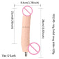Fredorch Sex Machine Dildos Attachments Big Flesh Dildos For Vac-u-lock Love Machine Suitable for All Machines In The Shop