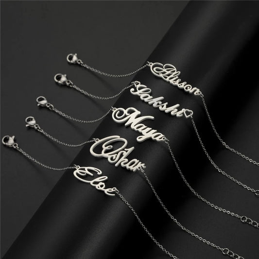 Sipuris Custom Name Bracelets With Crown For Women Stainless Steel Customized Personalized Unique Bracelet Jewelry Gifts