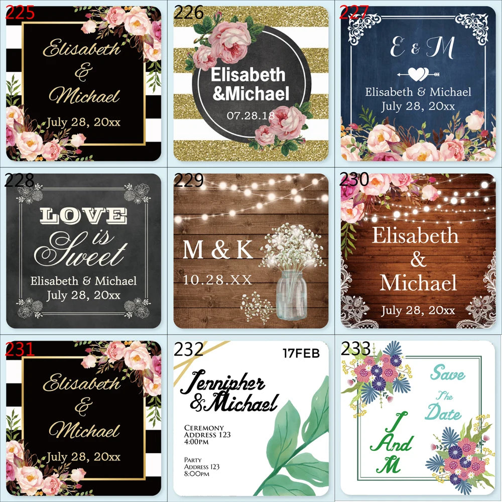 100pcs Custom LOGO Stickers White Label/Wedding Packaging sticker design Kraft baking your own name,THANK YOU labels