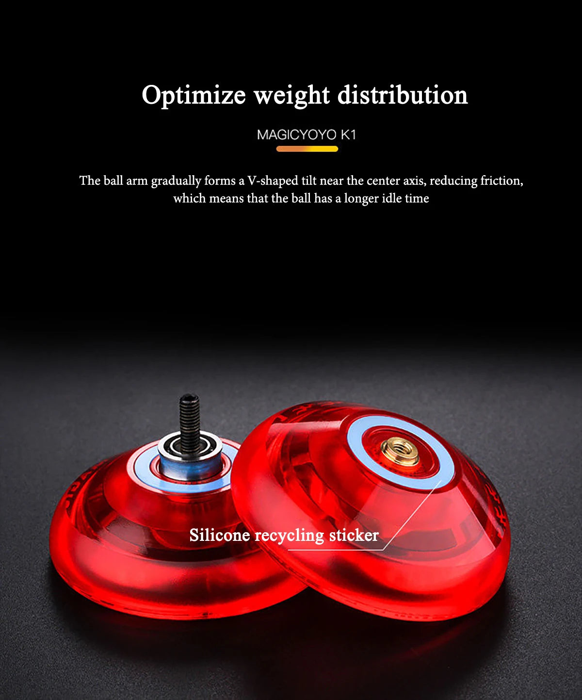Genuine Magic yoyo K1 D1 Boys Plastic Yo-Yo Children's Classic Toys Novice Entry-level Game Special Yo-Yo