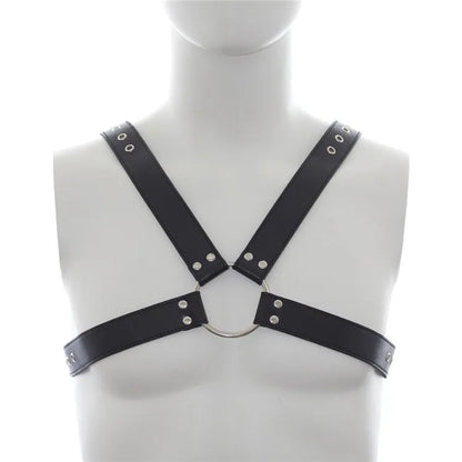 Fetish Men Leather Arm Harness Belt BDSM Gay Body Bondage Sex Lingerie Arm Harness Strap Sexual Gay Clothes for Stage Rave Club