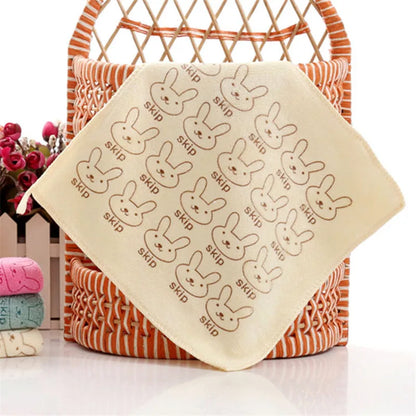 3 Pcs/Lot Baby Towel Cute Superfine Fiber Kid Bath Towels Washcloth Square Towel Children Kitchen Bathroom Wipe Wash Cloth Gift