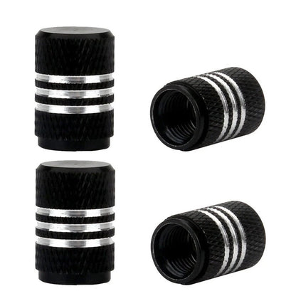4Pcs/Lot Tire Stem Valve Caps Aluminium Car Dustproof Caps Tire Wheel Stem Air Valve Caps