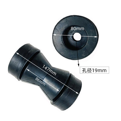 EgoTrailer Black rubber WINCH POST BOAT TRAILER  Bow Roller TRAILER PARTS EGO TRAILER PARTS