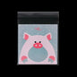 50/100 pcs 10x13cm Opp Self-Stick Transparent Packing Bear Owl Cookie Candy Wedding Birthday Christmas Party Gift Bag Wholesale