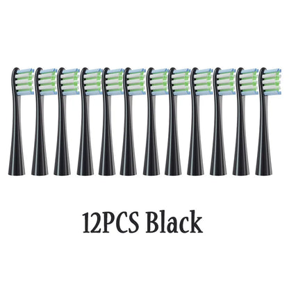 12PCS Replacement Brush Heads for Oclean X/ X PRO/ Z1/ F1/ One/ Air 2 /SE Sonic Electric Toothbrush DuPont Soft Bristle Nozzles
