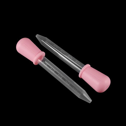 2/5pcs 5ml Clear Silicone Dropper Graduated Pipette Liquid Food Dropper for Epoxy Resin Candy Molds Jewelry Making Tools