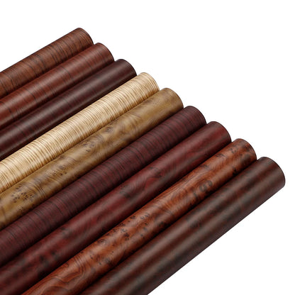 30/10*100cm PVC Self-adhesive Wood Grain Textured Car Vinyl Wrap Film Car Internal Stickers DIY Wallpaper Furniture Accessorries