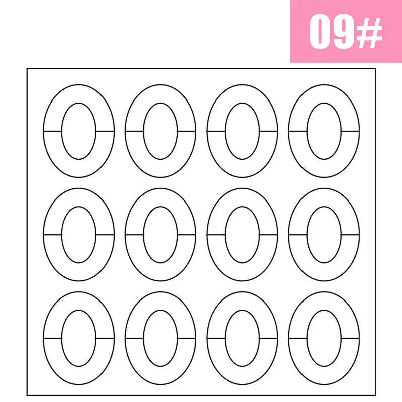 2pcs French Manicure Nail Wraps Stickers, Nail Art Form Fringe Tip Guides for DIY Nail Decoration