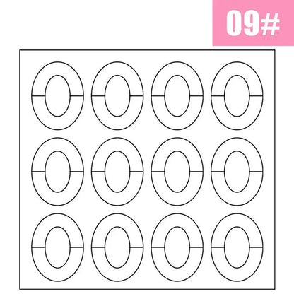 2pcs French Manicure Nail Wraps Stickers, Nail Art Form Fringe Tip Guides for DIY Nail Decoration