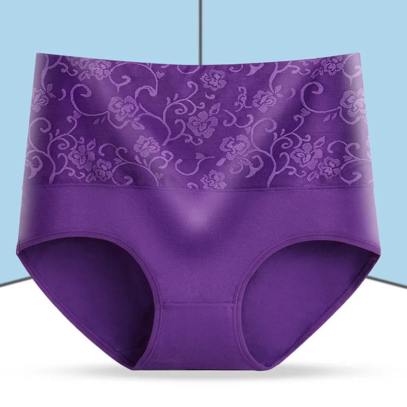 Plus Size Panties Women's High Waist Abdominal Underwear Cotton Seamless Briefs Girls Underpant Sexy Lingeries for Female L-5XL