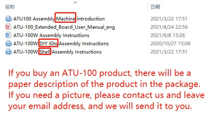 ATU-100 ATU100 1.8-50MHz DIY Kits Automatic Antenna Tuner by N7DDC 7x7 Firmware Programmed / SMT/ Chip Soldered/+OLED