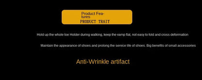 Crease Protector Shoe Anti Crease Bending Crack Toe Cap Support Shoe Stretcher Lightweight Keeping Shield Sneakers winter care