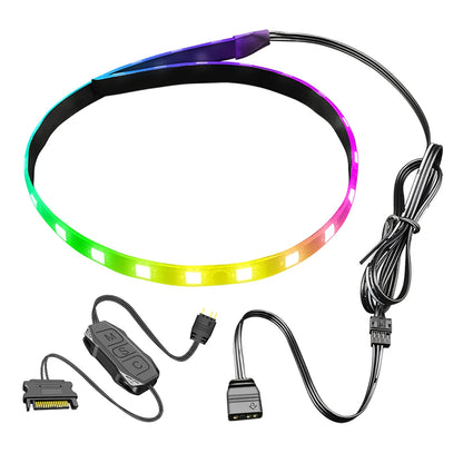 30cm Aluminum alloy RGB PC Case LED Strip Magnetic Computer Light Bar 5V/3PIN Small 4Pin ARGB Motherboard Light-Strip