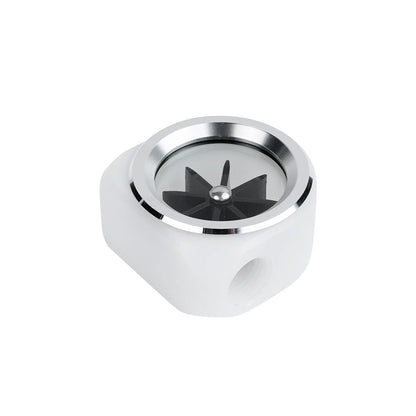 IceManCooler G1/4“  Water Cooling  Velocity Of Flow ,Computer Water Cooler Build Accessory, Black ,White ICE-R3