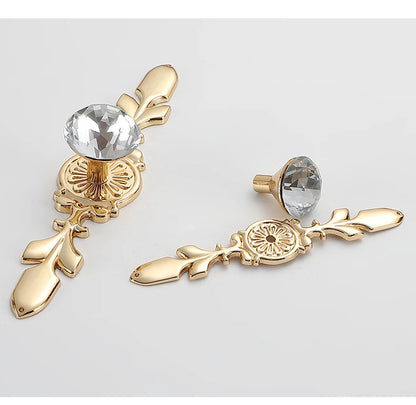 KAK Luxury Diamond Crystal Handles Shoebox Cabinet Handles Closet Door  Drawer Knobs Wardrobe Pulls Pullers With Screws Hardware