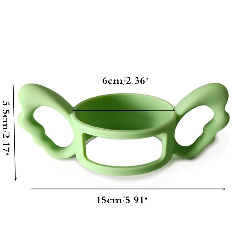 Classic Feeding Bottle Handles Soft Compatible Silicone Baby Nursing Bottles Handles Easy to Carry Handles for Hegen Bottle Size