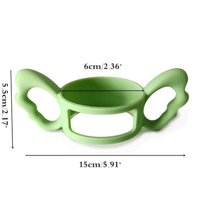 Classic Feeding Bottle Handles Soft Compatible Silicone Baby Nursing Bottles Handles Easy to Carry Handles for Hegen Bottle Size