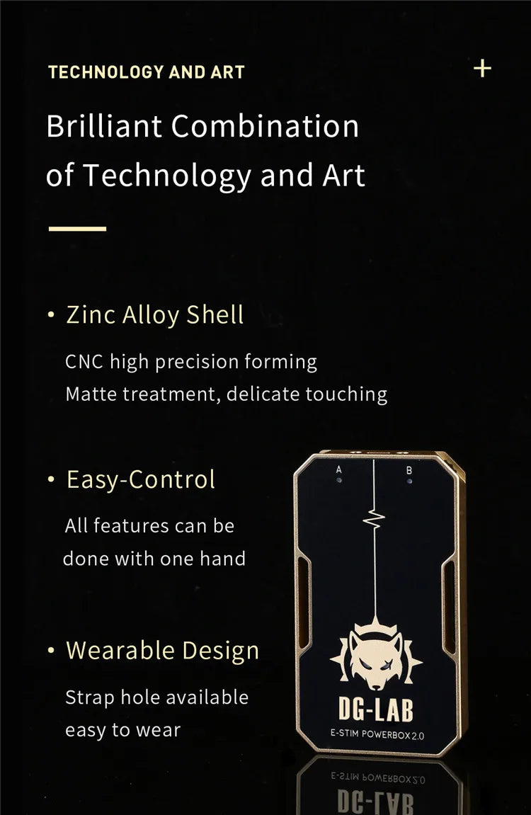 DG-LAB 3.0 E-Stim Power Box APP Control Electric Shock Medical Themed  Sex Toys SM Player Sex Electrical Stimulator For Couples
