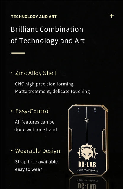 DG-LAB 3.0 E-Stim Power Box APP Control Electric Shock Medical Themed  Sex Toys SM Player Sex Electrical Stimulator For Couples