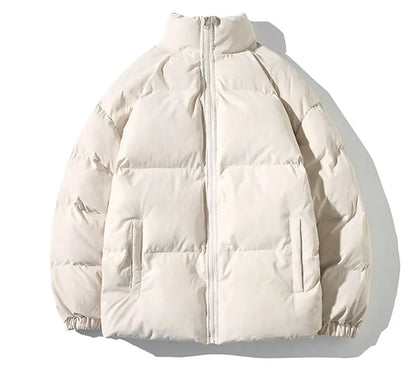 Winter Jacket Men Parkas Thicken Warm Coat Mens Stand Collar Solid Color Casual Parka Women Fashion New Streetwear 5XL