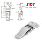 KAK Cabinet Boxes Spring Loaded Latch Catch Toggle Hasp Mild Steel Hasp For Sliding Door Simple Window Hardware Tool Box Lock