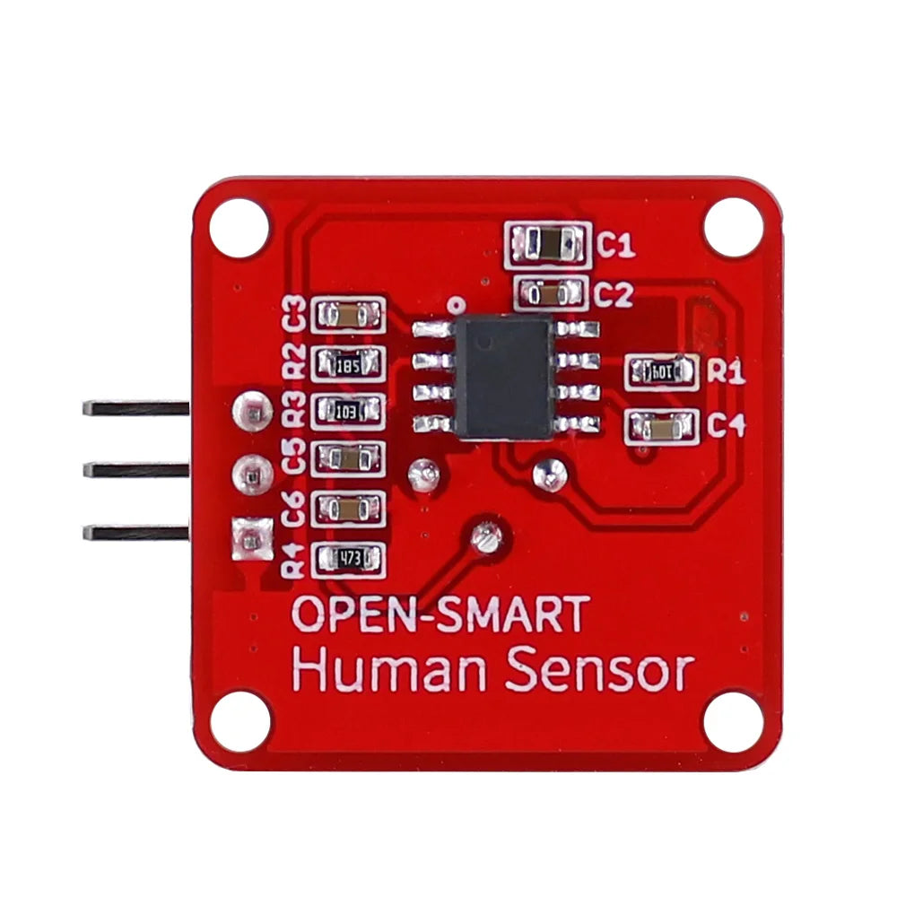 OPEN-SMART Human Body Sensor Pyroelectric Infrared PIR Motion Sensor Detector Module Compatible for Arduino