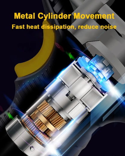 EAFC  Handheld Car Air Compressor 120W Wireless/Wired Inflatable Pump Air Pump Digital Car Tire Inflator Machine for Car Bicycle