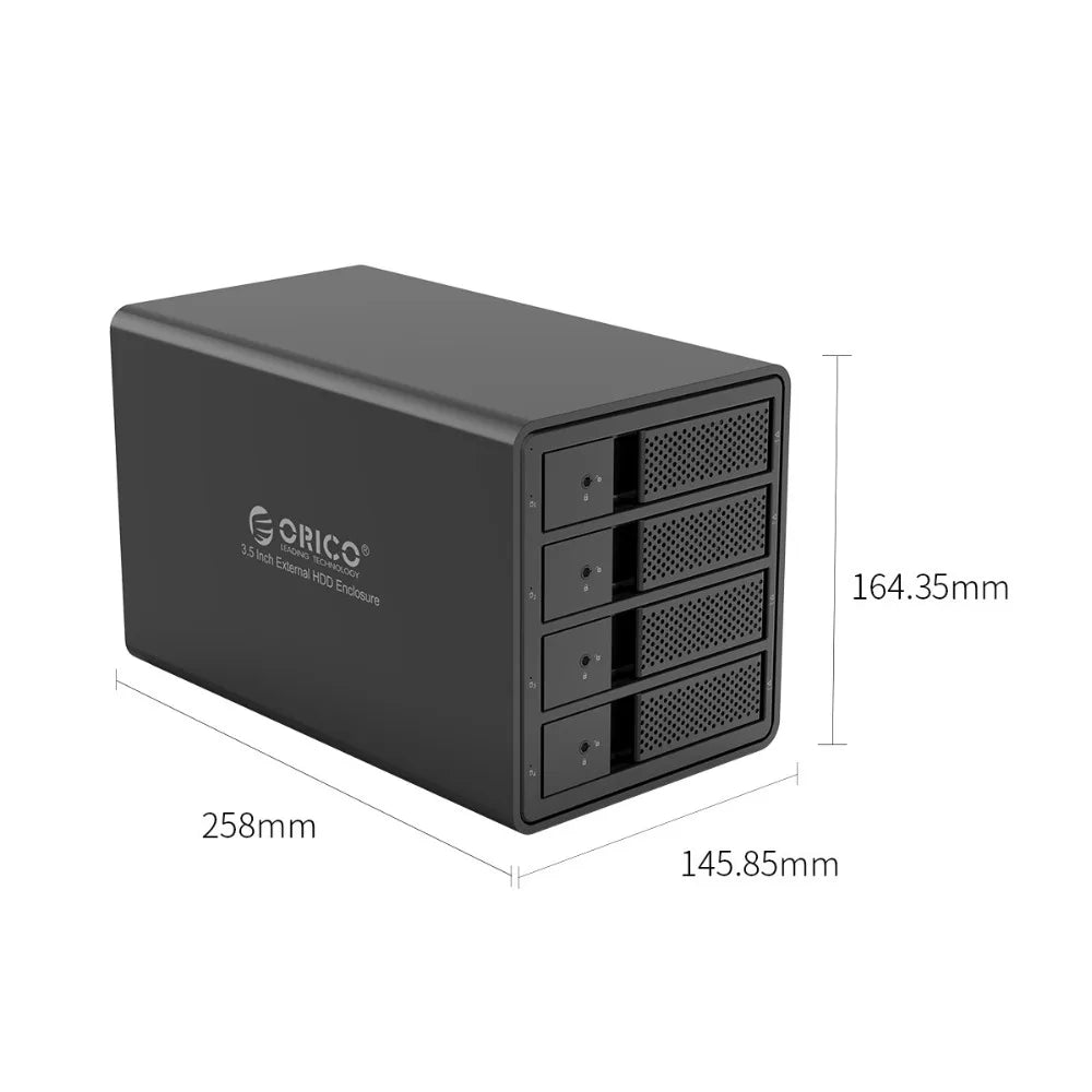 ORICO 95 Series 5 Bay 3.5'' USB3.0 HDD Docking Station Support RAID Mode Aluminum With 150W Power for Bitcoin Altcoins Mining