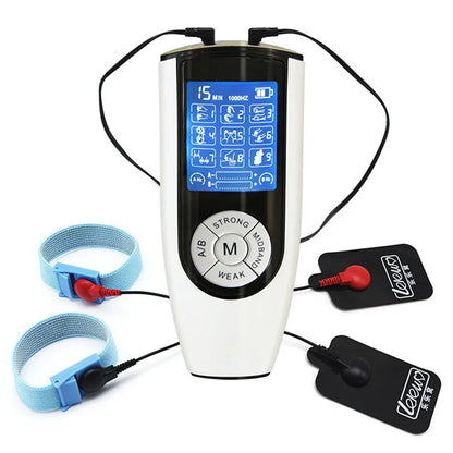 Electro Shock E-Stim Estim Kit Conductive Bands Penis Ring Extender Enlarger,Male Masturbator Cock Ring,BDSM Toys