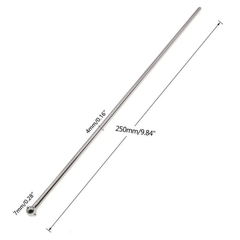 Long Penis Plug Sounding Rod Stainless Steel Rethral Dilator Masturbator Horse Eye Stick Stimulator Adult Sex Toys For Men