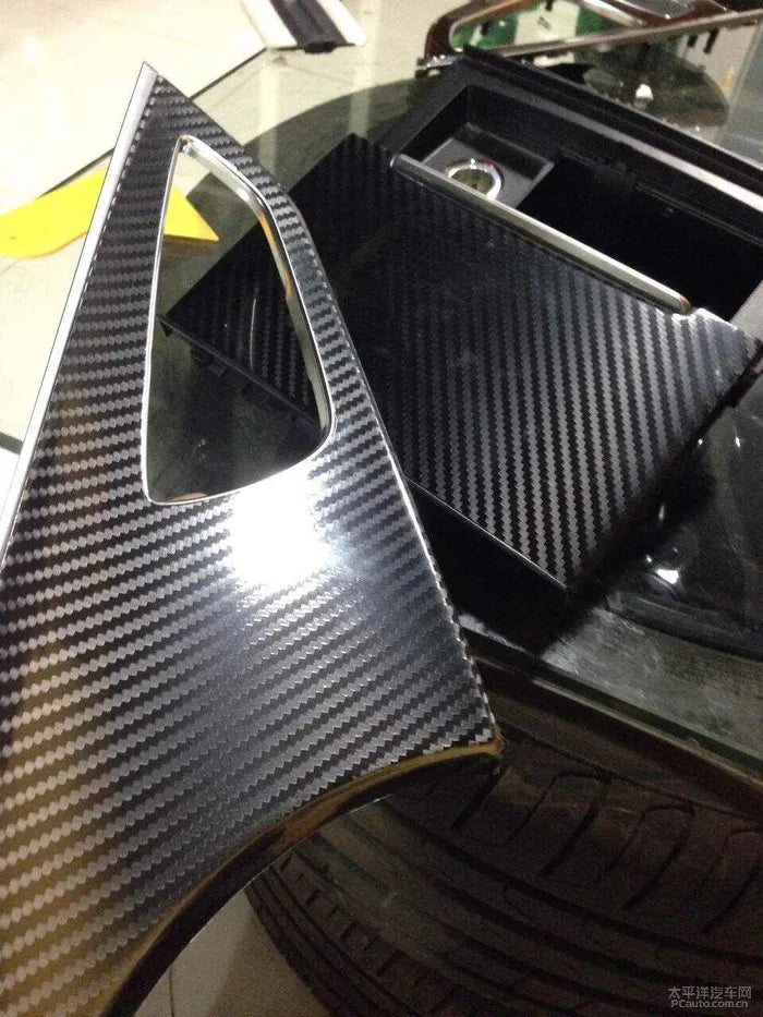 Carbon Fiber Vinyl Wrap Film Car Stickers Glossy Matte Chrome Wrapping Foil Car Decal Styling Scooter Motorcycle