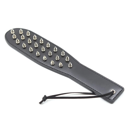 Leather Palm Clap Rivets Spanking Paddle whips Fetish Slave Bdsm Spank Flogger Fantasy Sexy Whip Gear Adult Game Cosplay